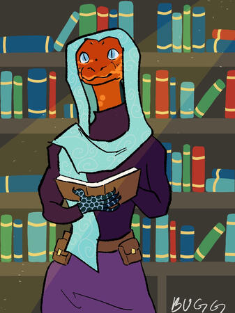 thigh up, shading, complex background