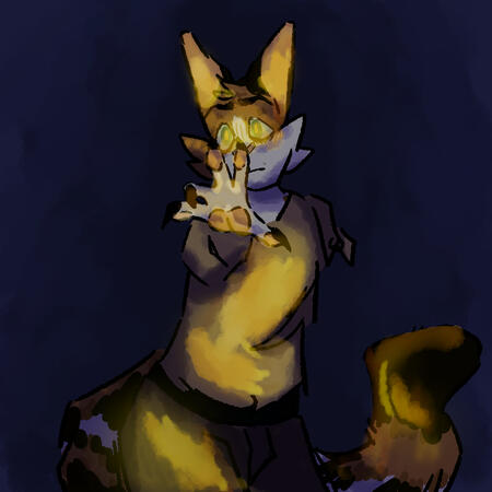 full render, thigh up